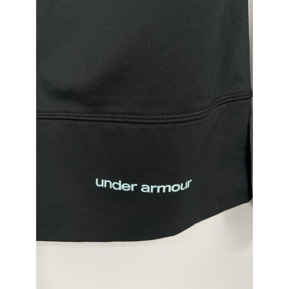Under Armour Small Quarter Zip Pullover Womens Black Excellent Thumbhole Fitted‎ - Picture 8 of 9
